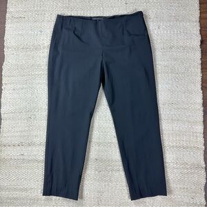 Theory Sz 12 Black Work Pant  Side Zip